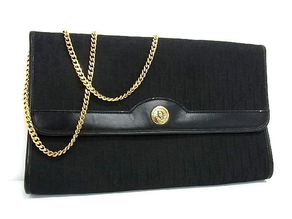  1円 Christian Dior ディオール トロッター キャンバス チェーン クロスボディ ショルダーバッグ 斜め掛けかばん ブラック系 AF6595イN(トロッター)｜売買されたオークション情報、yahooの商品情報 かばん、バッグ
