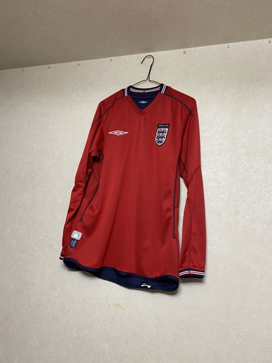 2002 イングランド代表 限定品 完売品 アウェイ 長袖 ユニフォーム