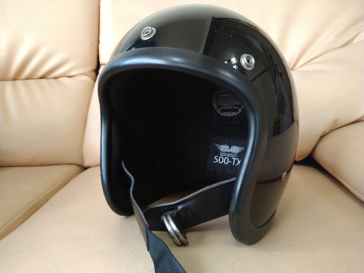 TT&CO ジェットヘルメット 500TX 小帽体 装飾用（混載/旧車 ビンテージ 