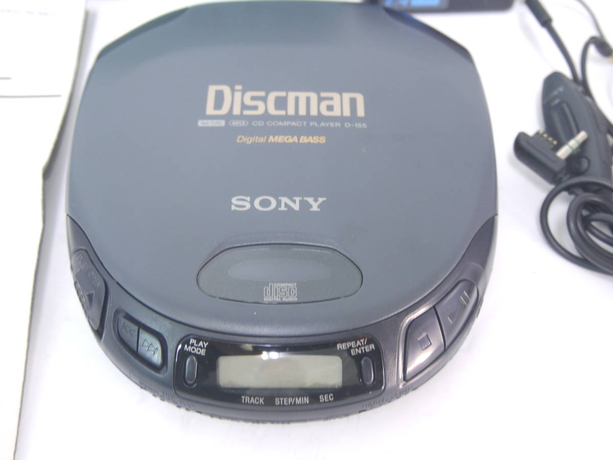 360 SONY Discman D-155 ソニー ディスクマン ポータブルCDプレイヤー