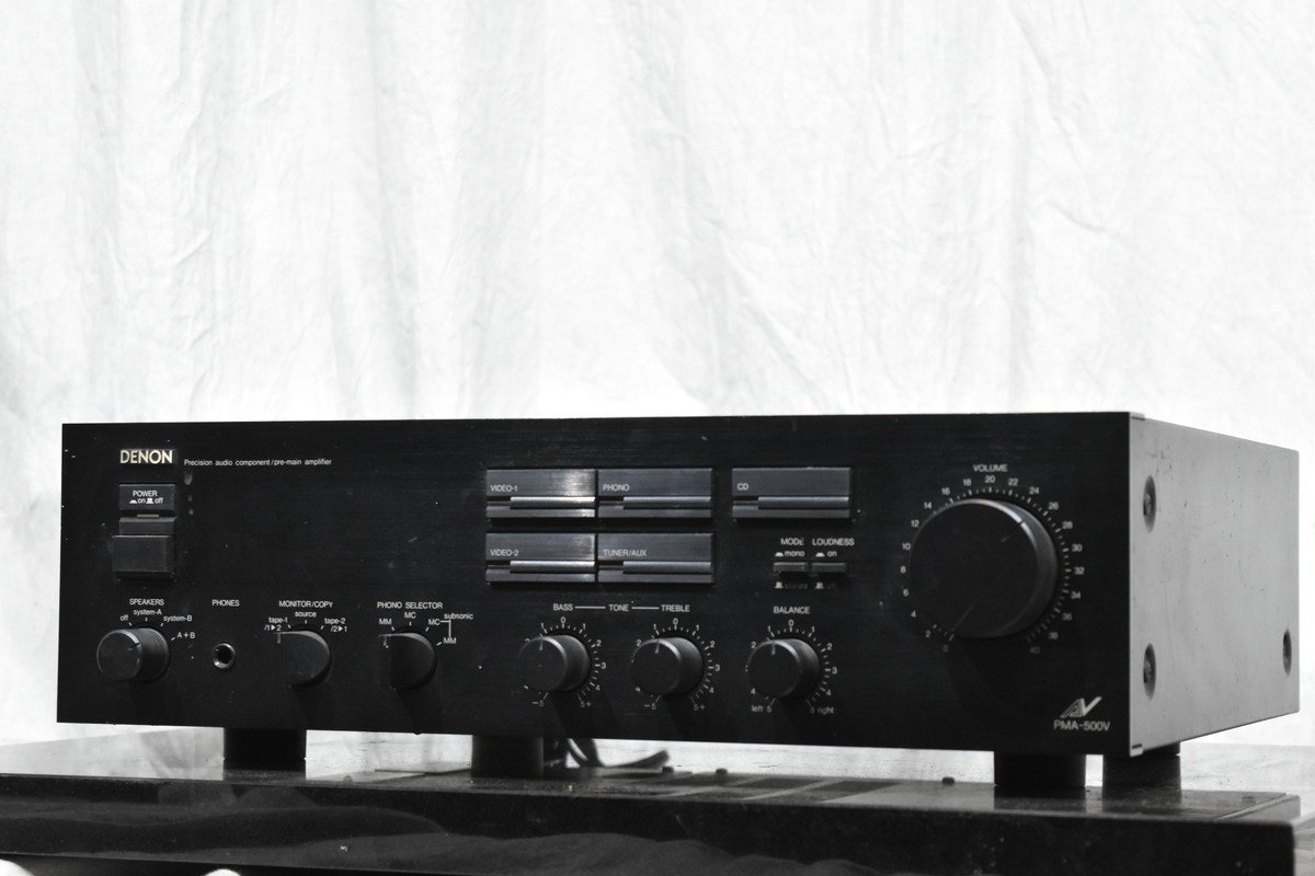 デノン DENON PMA-500V プリメインアンプ 現状品 通電 ジャンク Denon
