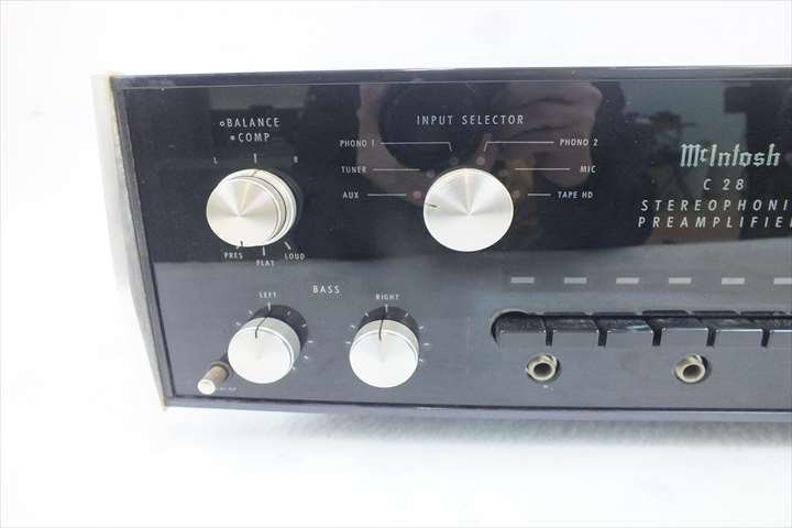 ☆ McIntosh マッキントッシュ C28 アンプ 中古現状品 221207K4098 C28