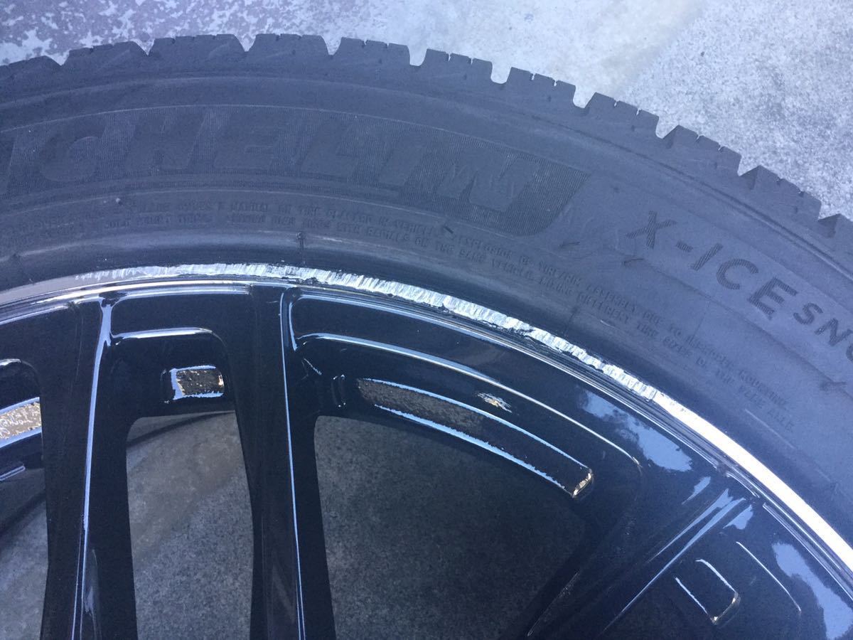 社外アルミホイール スタッドレス4本セット PCD 112/7.5J 225/50/R18 