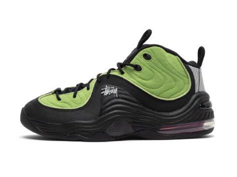 26.0cm Stussy × Nike Air Penny 2 Black Green ステューシー 