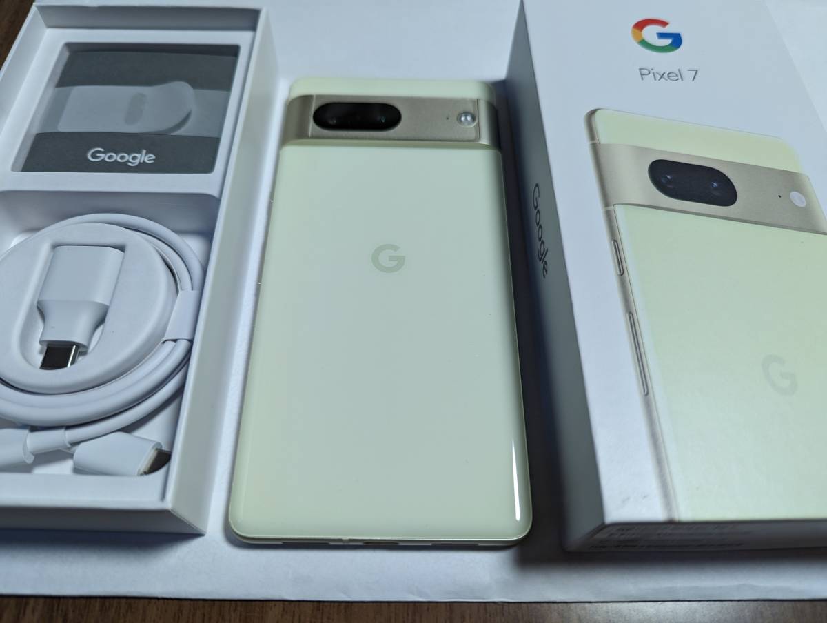 Google Pixel 7 128GB Lemongrass レモングラス 黄色 グーグルピクセル7