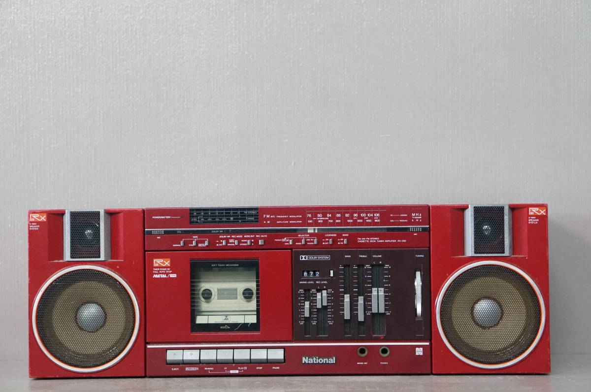 National ナショナル RX-C60 ラジカセ ラジオ FM/AM カセット
