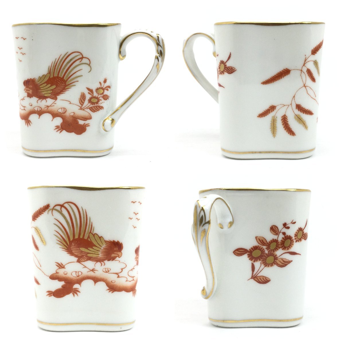 1112 Richard Ginori リチャードジノリ レッドコック デミタスカップ