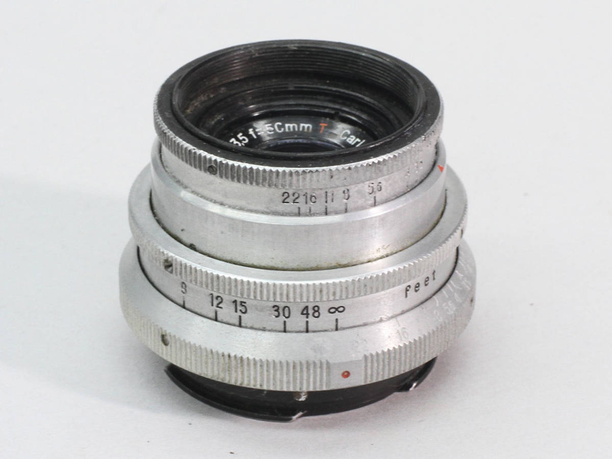 訳あり Carl Zeiss Jena 【17】エキザクタ 用 テッサー 50mm 3.5