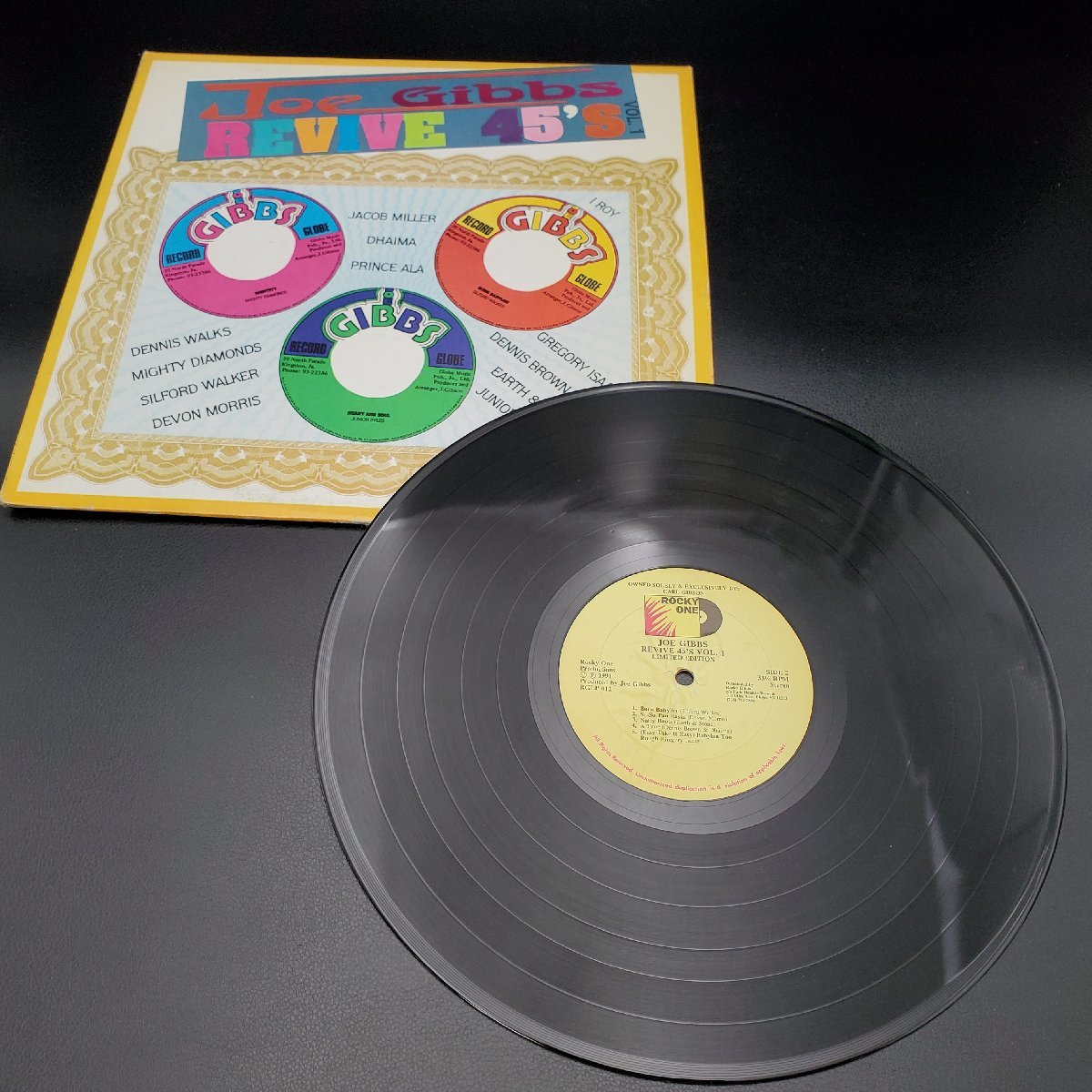 宝蔵】洋楽アルバム LPレコード 4枚まとめ売り GARNETT SILK/JOE GIBBS