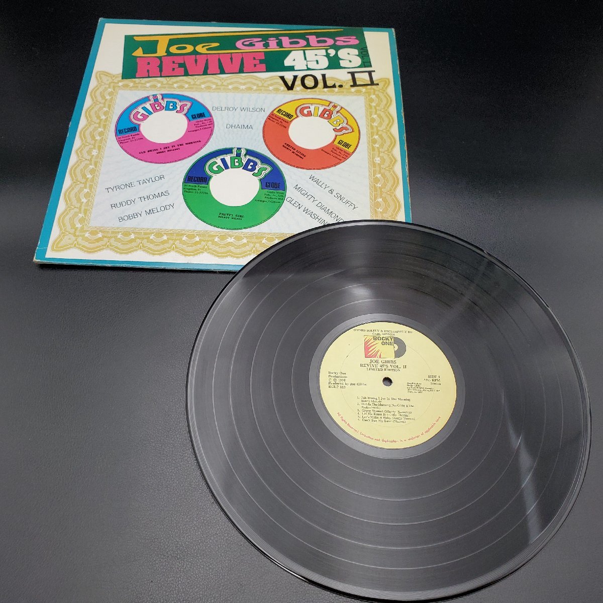 宝蔵】洋楽アルバム LPレコード 4枚まとめ売り GARNETT SILK/JOE GIBBS