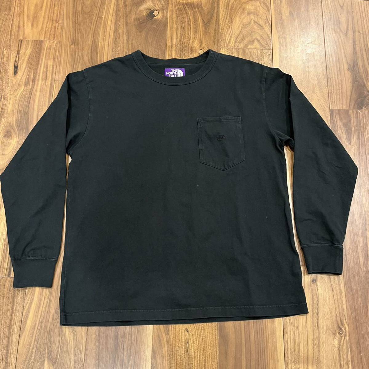 新作入荷，大得価 THE NORTH FACE PURPLE LABEL 7oz L/S Pocket Tee K L ノースフェイス パープルレーベル 長袖Tシャツ ロンT ブラック 黒(長袖Tシャツ)｜売買されたオークション情報、yahooの商品情報をアーカイブ公開 - オー 男性用