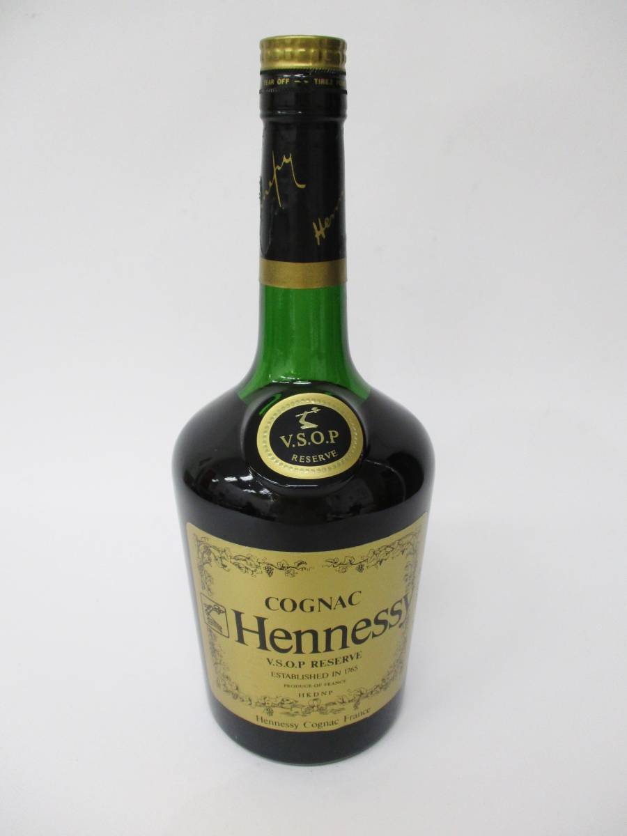 12 古酒 Hennessy ヘネシー V.S.O.P VSOP COGNAC 1L 1000ml 箱付き