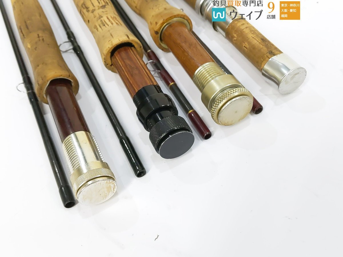NFT ニューパワー　16ZD 磯竿　16ZD 釣り竿 4本セット 金色 茶色 ジャクソン Ceday CF586 HMX 8ft6in LINE #5/6、Kilwell 854 8ft6in