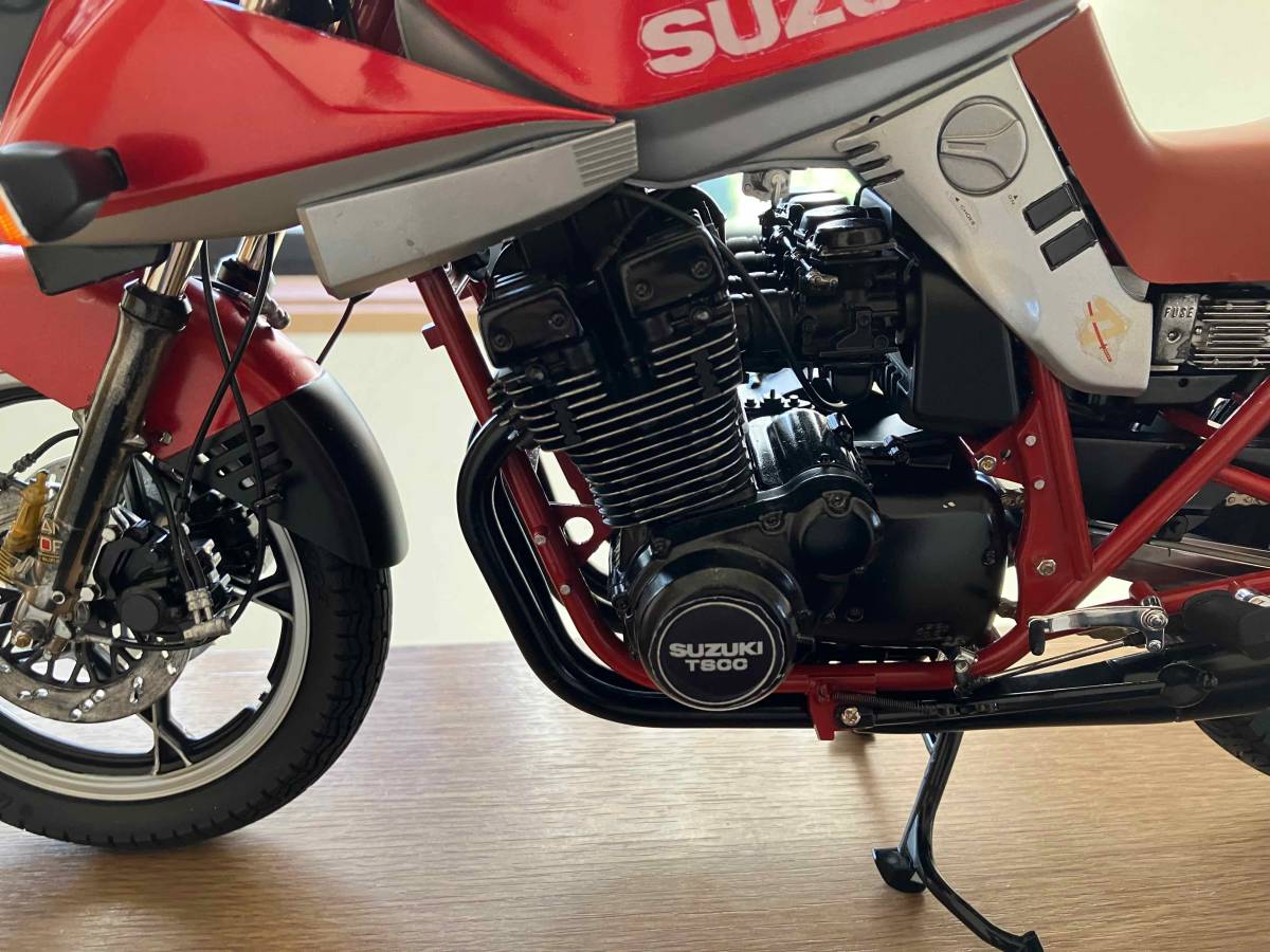 タミヤ 1/6 スズキGSX1100S カタナ カスタムカラー完成品ジャンク 