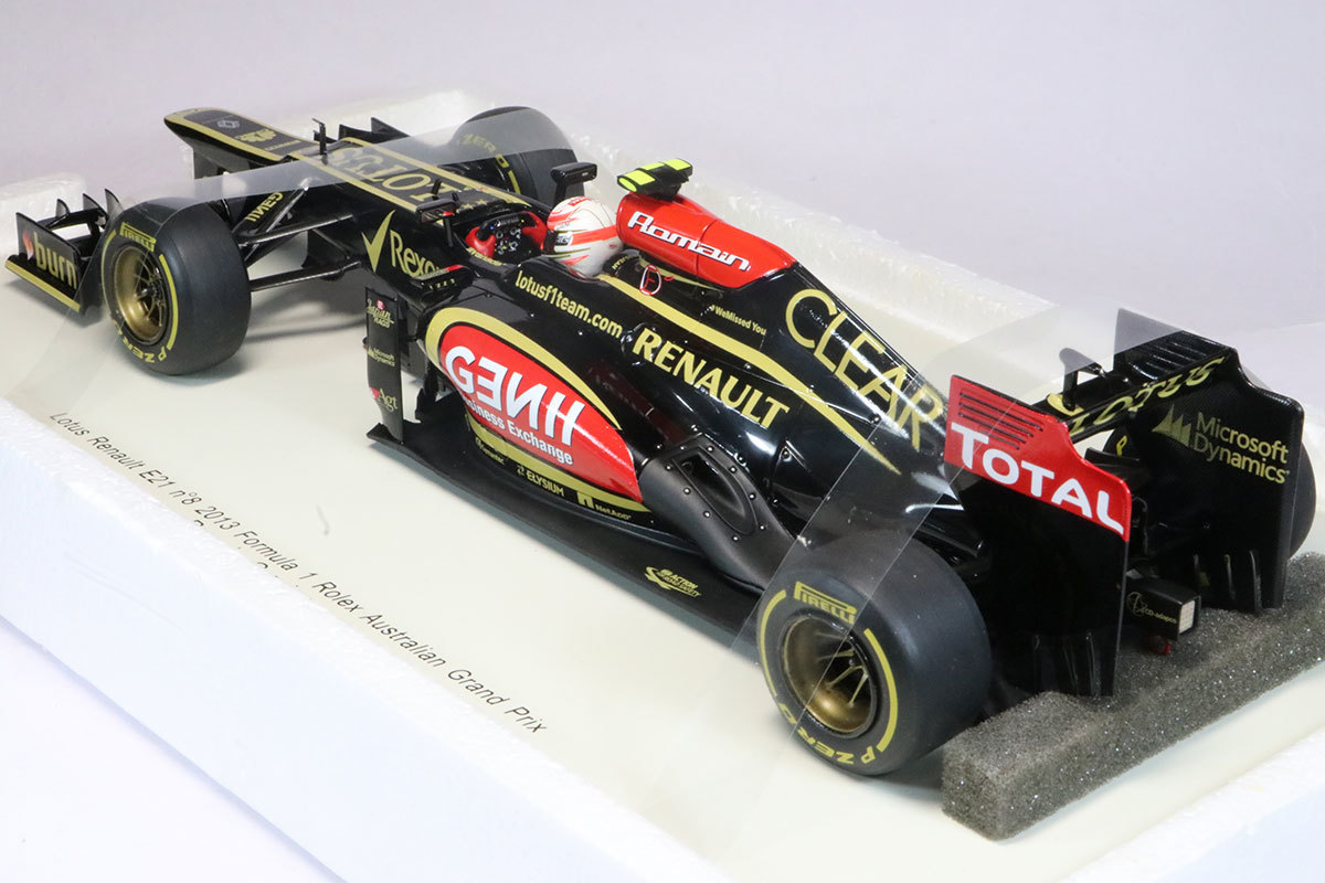 18S099 スパーク 1/18 ロータス E21 オーストラリアGP 2013 R.グロー