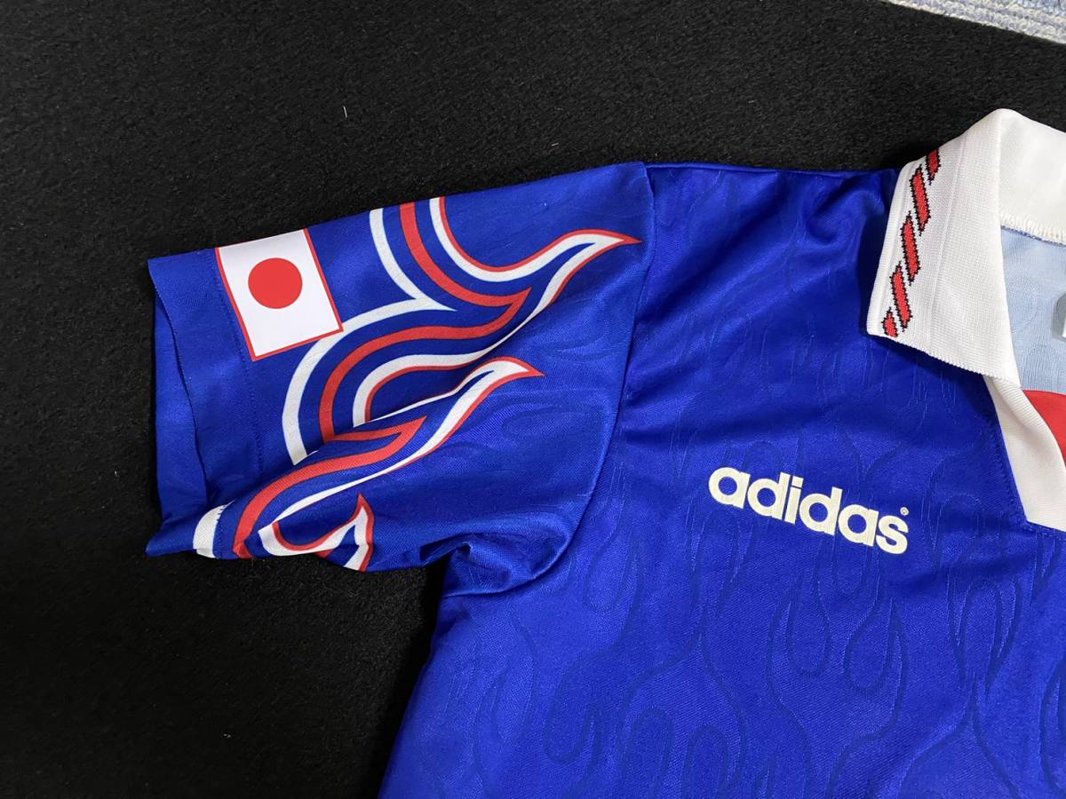 岡野 L 日本代表 炎 ユニフォーム 98年 フランス W杯 カズ 三浦知良