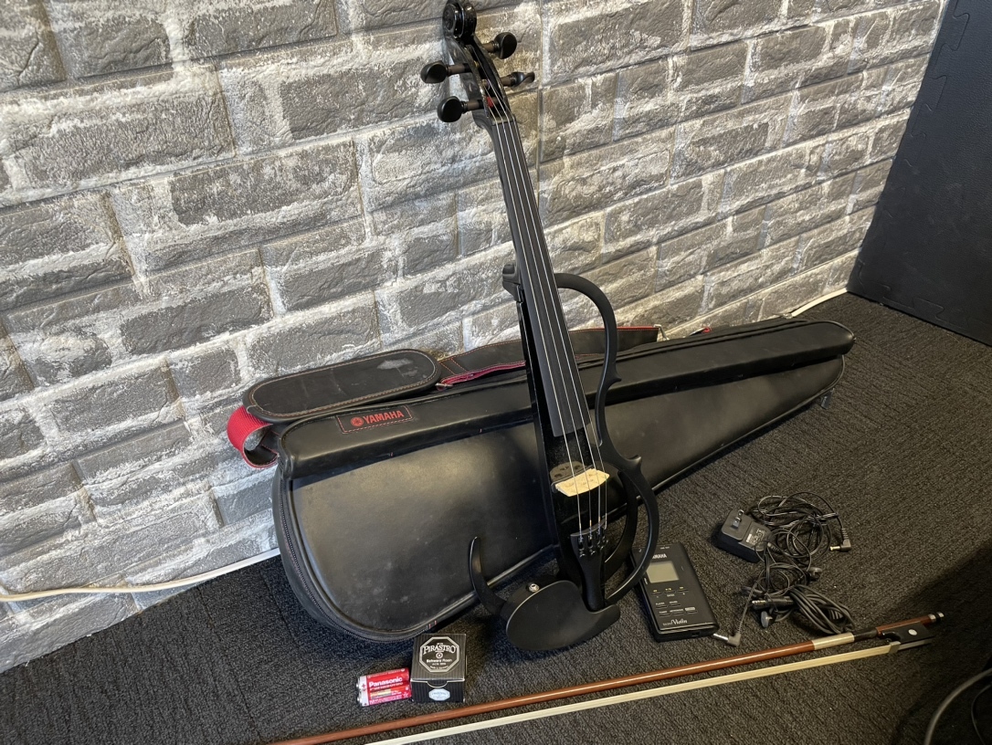 YAMAHA ヤマハ サイレントバイオリン SV-150 弦楽器 練習 ケース付き