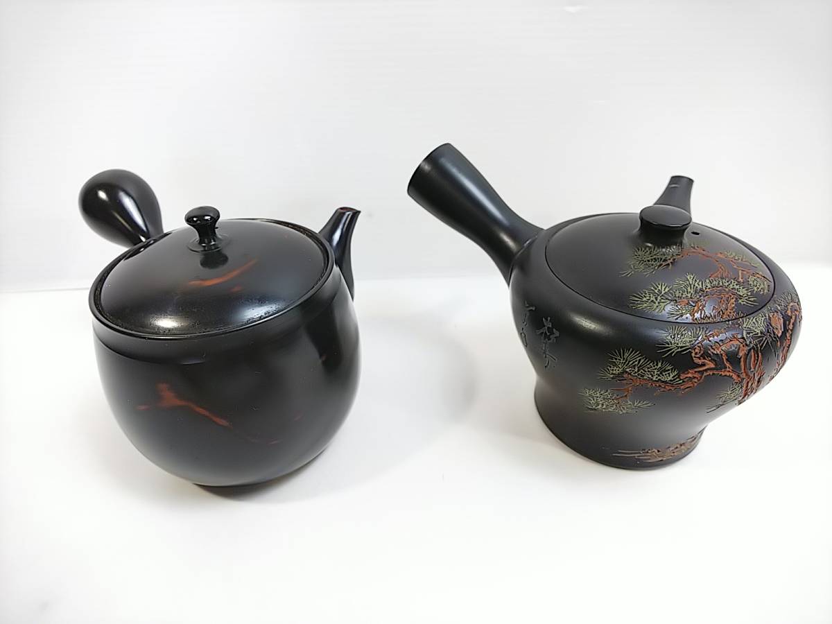 11＃B/2744 常山？急須 朱泥茶注 常滑焼 煎茶道具 煎茶器 検:雪堂 宝生