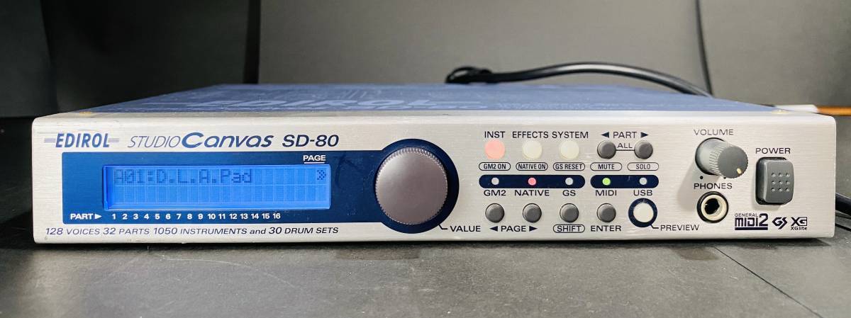Roland Canvas Studio Sound Edirol Module SD-90 EDIROL 128-Voice 