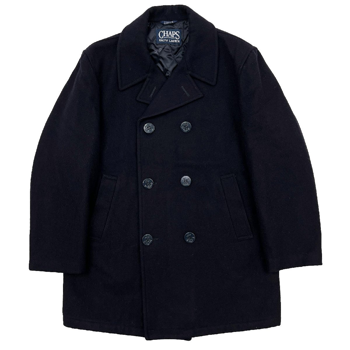 CHAPS RALPH LAUREN◇チャップスラルフローレン◇メンズピーコート CHAPS RALPH LAUREN チャップス ラルフローレン メルトン ウール
