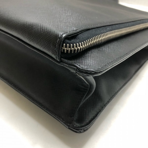 プラダ PRADA ビジネスバッグ VR0023 - レザー 黒 本体ロックなし バッグ ビジネスバッグ プラダ VR0023 メンズ PRADAプラダ『ブリーフケース』VR0023 ブラック