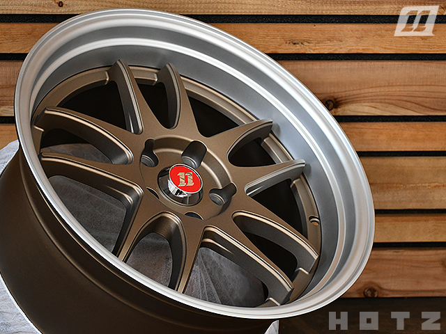 【新品】18インチ 10J+30 PCD 114.3 5穴 ブロンズ 深リム【即日発送】【年中無休】【在庫OK】 【送料無料】スタンス USDM JDM