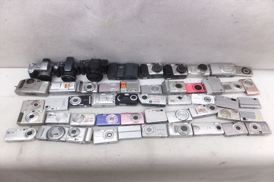 低価，SALE まとめて出品 大量出品 コンパクトデジタルカメラまとめ 50台 メーカー様々 現状品 221205R9143(その他)｜売買されたオークション情報、yahooの商品情報をアーカイブ公開 - オークファン その他