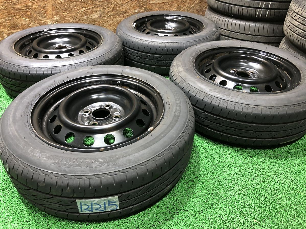 トヨタ純正 14inch × BS 175/65R14 PCD100 4穴 bB WILL カローラ サクシード スパーキー パッソ ファンカーゴ ベルタ ラウム ヴィッツ