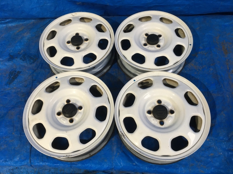 スズキ純正 スチールホイール 15×4.5J 4H-100PCD ハスラー 等に