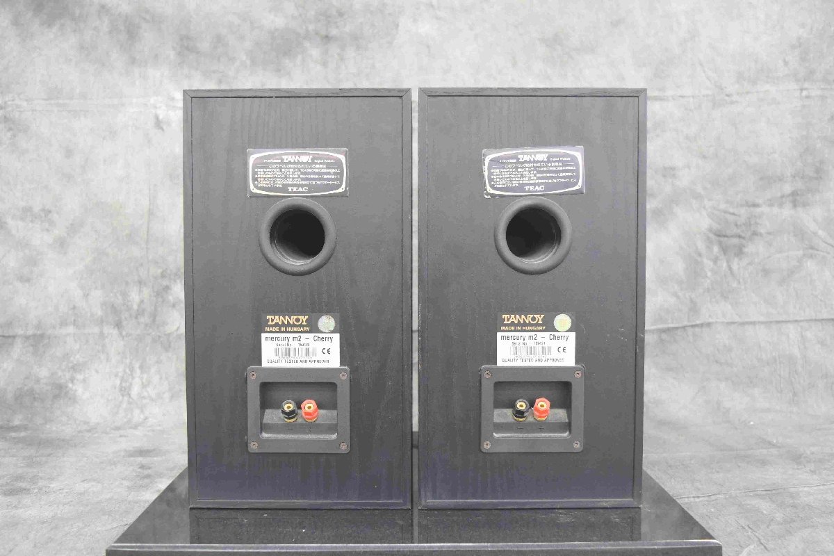 F☆TANNOY タンノイ スピーカーペア Mercury M2 cherry ☆難あり品