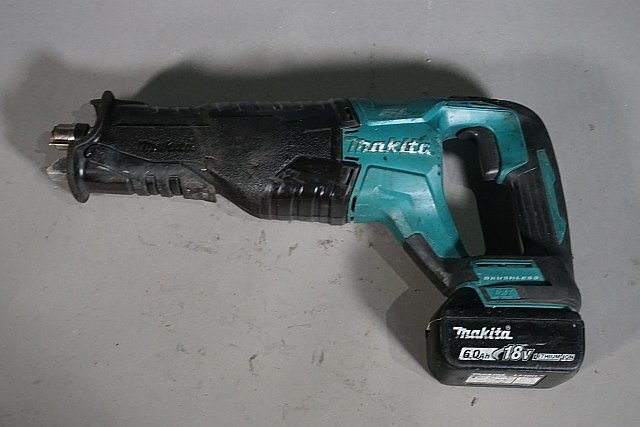 ◎ makita マキタ 18V レシプロソー セーバーソー バッテリー付き BL1860B ※ジャンク品 JR187D