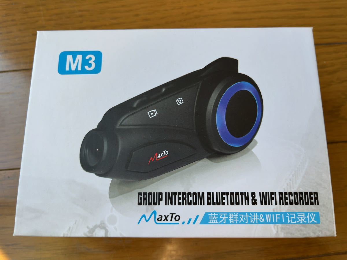 バイク インカム MAXTO M3 カメラ付きインカム 中古品 M3 MAXTO