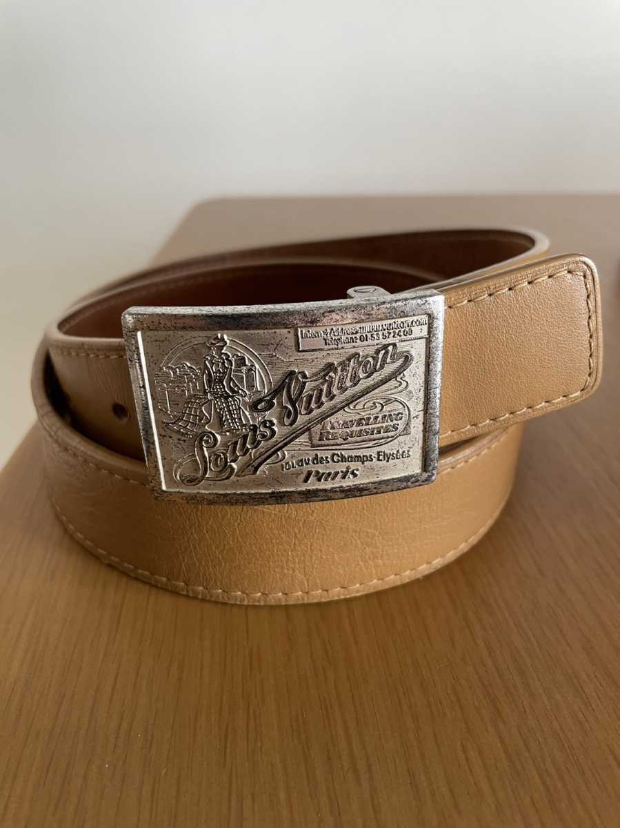 1円〜LOUIS VUITTON ルイヴィトン M6815U サンチュールジーンズ ベルト 