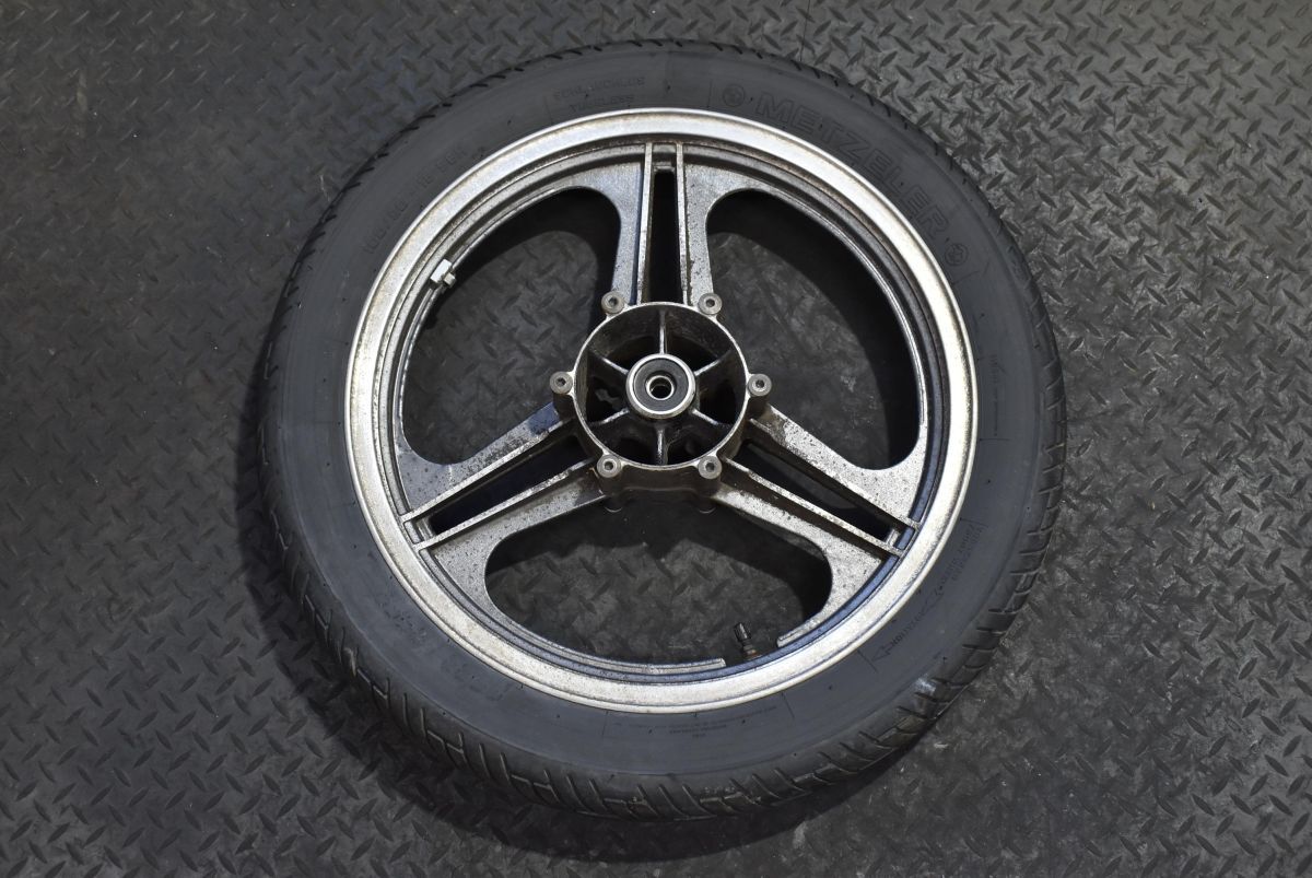 無人レジ　ほぼ新品 K373 当時物 純正 GPZ550F フロントホイール 0045 検) GPZ400F Z550GP