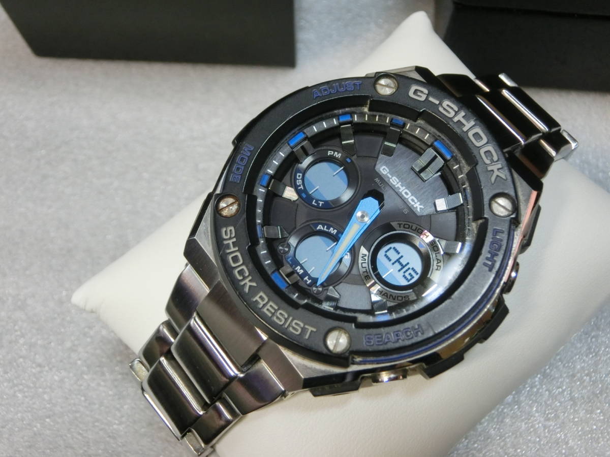 ☆G-SHOCK G-STEEL 電波ソーラー (GST-W100D-1A2JF) レイヤーガード 