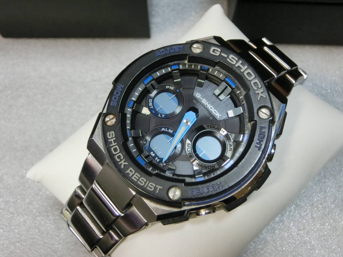 CASIO G-SHOCK G-STEEL 電波ソーラー GST-W100 稼働 | ヤマダウェブコム
