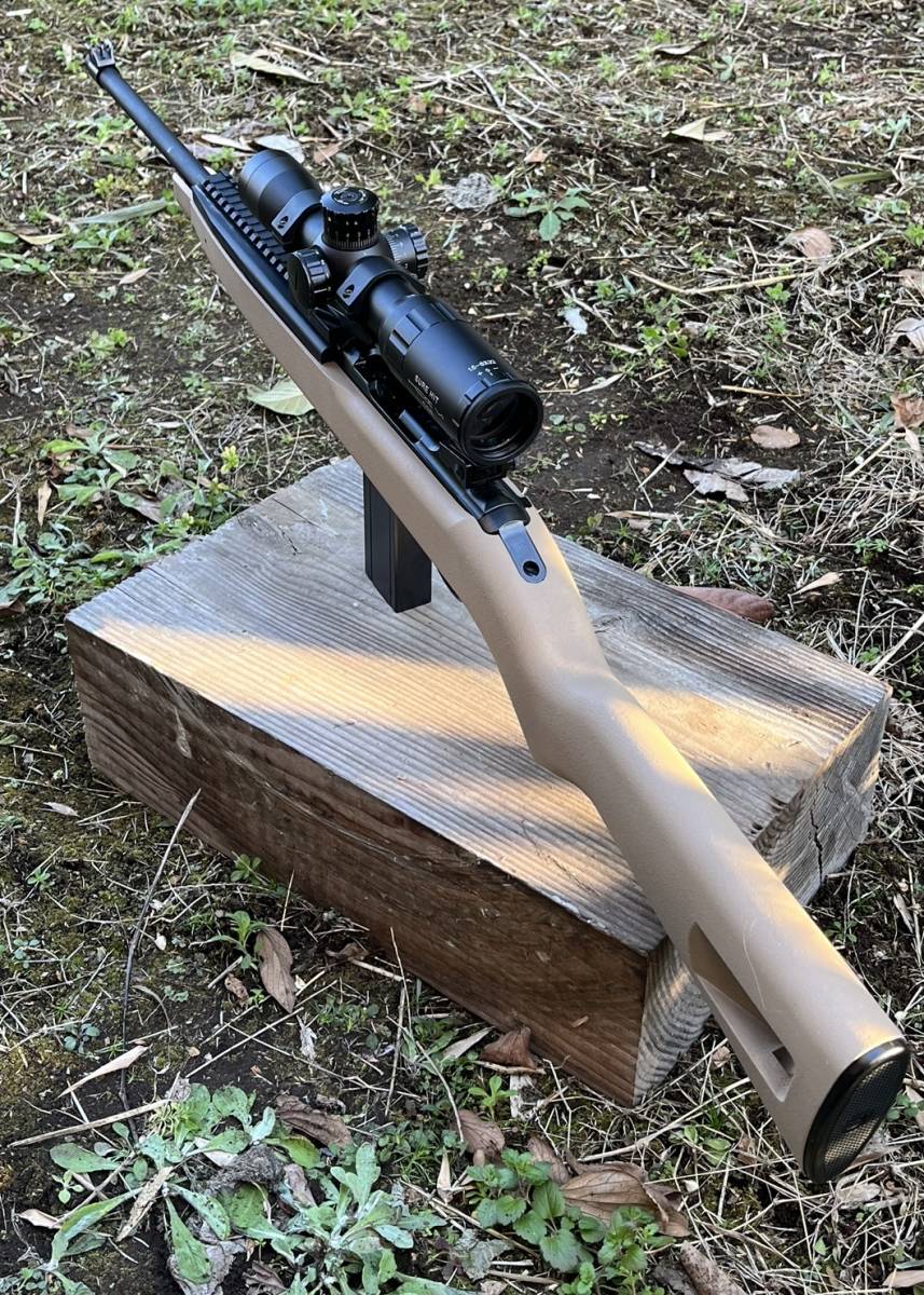 中古　マルシン　 M1カービン EXB2 CO2ガスガン　6mmBB仕様 マルシン・M1カービンEXB2・6mmCO2ブローバック 高級ウォールナット