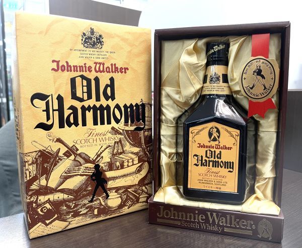 174283-13 1円～未開栓 Johnnie Walkerジョニーウォーカー Old Harmonyオールド ハーモニー 箱付 750ml 43％ スコッチ ウイスキー 同梱不可
