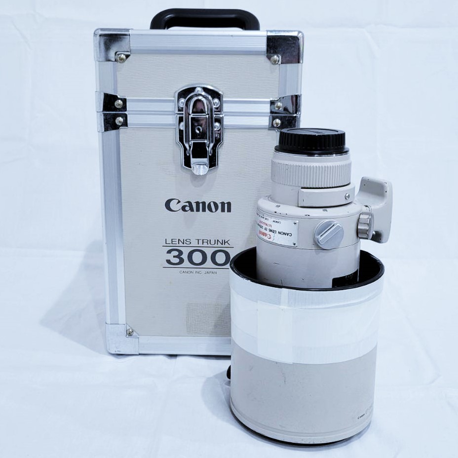 12373】1円 CANON キャノン レンズ EF 300mm 1:2.8 L ハードケース付
