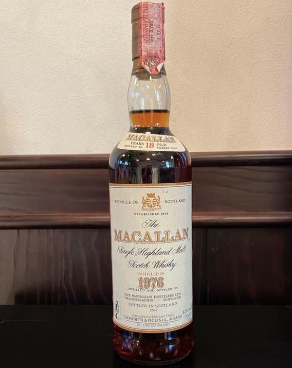 1円スタート 【未開栓】 マッカラン 1976 18年 THE MACALLAN 1976-1994