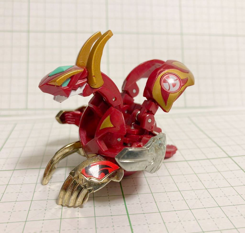 金模様 ウイング フルメタル 煌 グレン ドラガオン 爆丸 フィギュア 