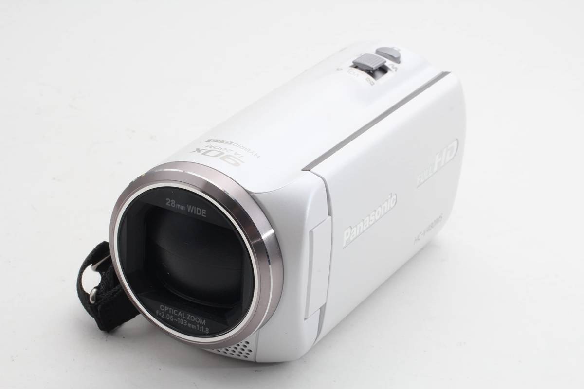 パナソニック HDビデオカメラ V480MS 32GB 高倍率90倍ズーム ホワイト