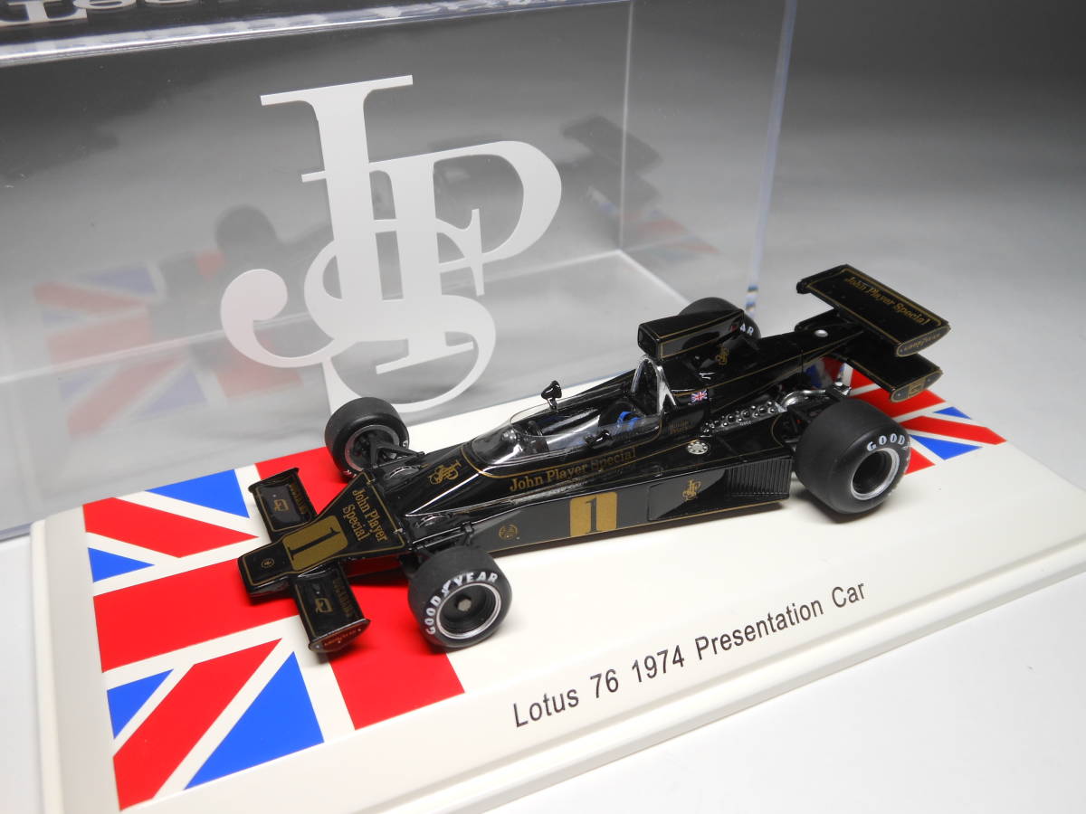 レーヴ・コレクション 1/43 JPS Mk I/ロータス76…No.1 ロニー・ピーターソン 1974 ローンチ・ヴァージョン
