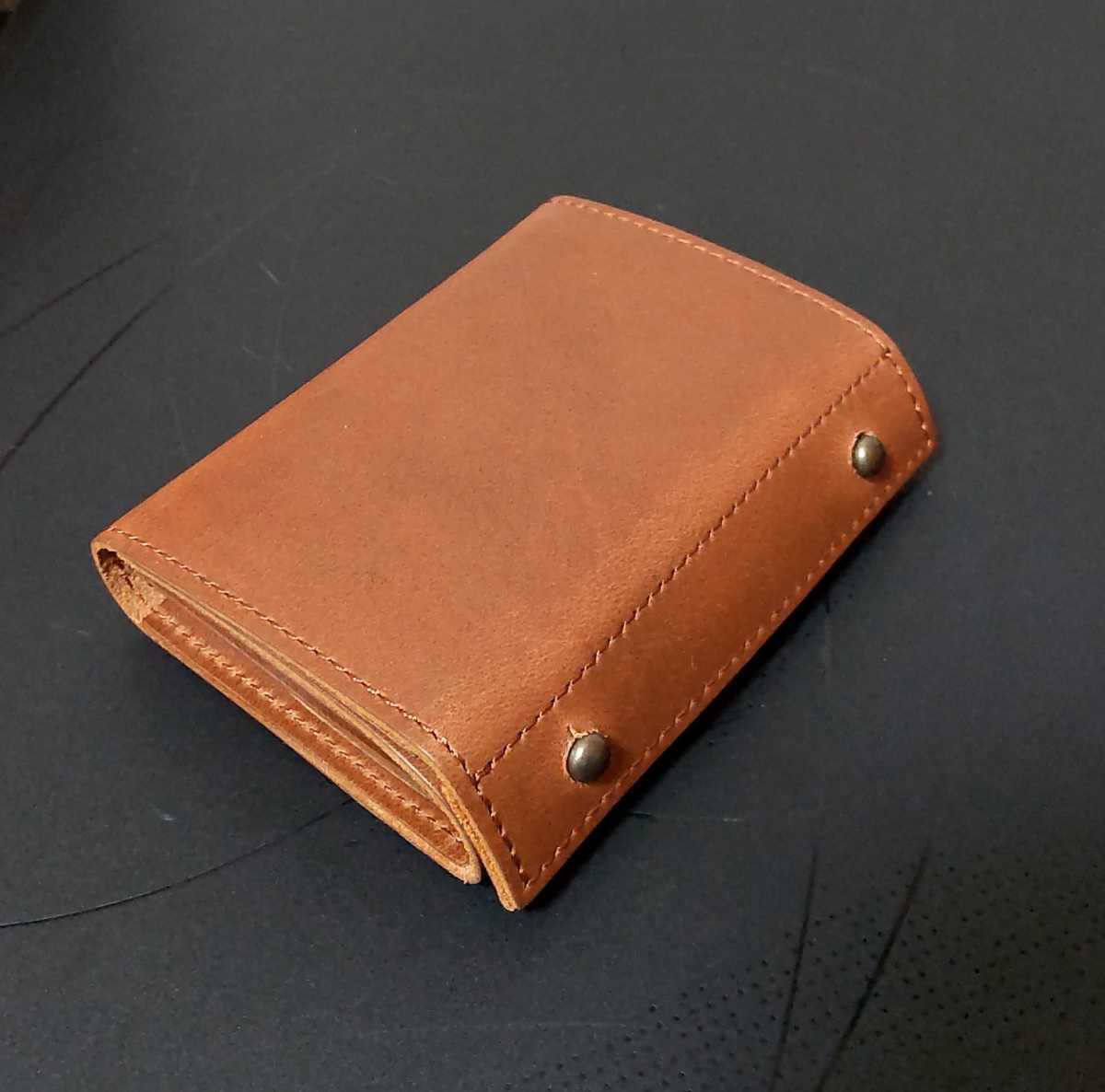 未使用 m+ エムピウ 三つ折り財布 レザー ミニ財布 クロムエクセル 未使用 m+ エムピウ 三つ折り財布 レザー ミニ財布 クロムエクセル