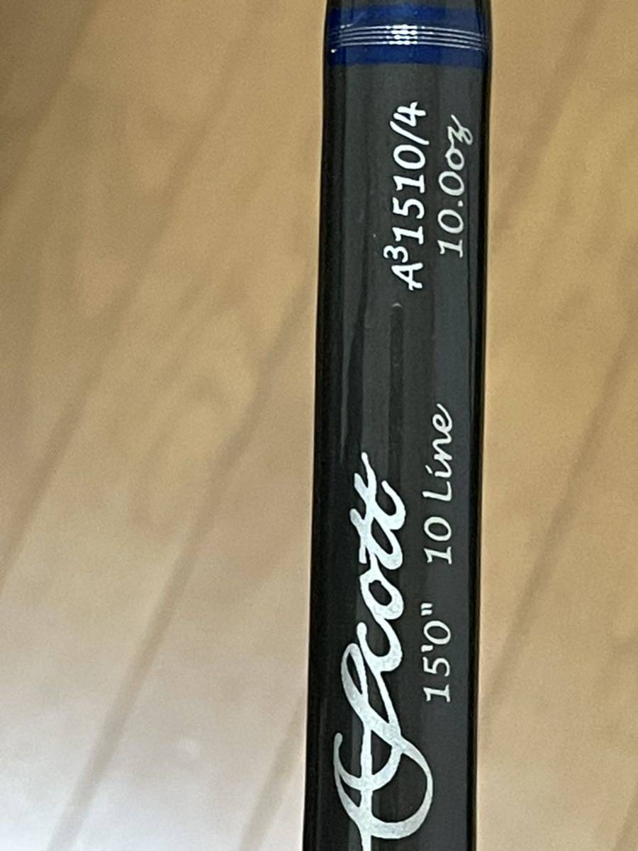SCOTT スコット A3 1510/4 15f #10 フライロッド ケース付 美品 名竿