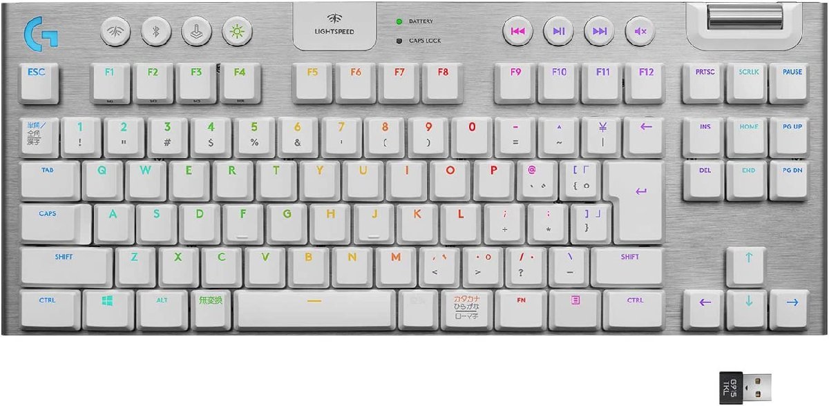 G ゲーミングキーボード テンキーレス ワイヤレスG913TKL薄型GL 