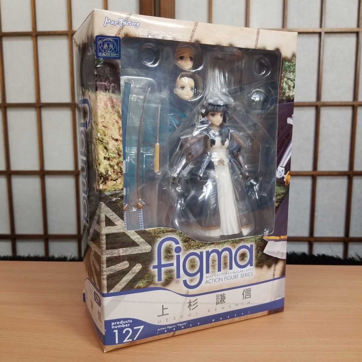 【未開封】figma 127 上杉謙信 ランス・クエスト フィグマ マックスファクトリー グッスマ Uesugi Kenshin 可動フィギュア