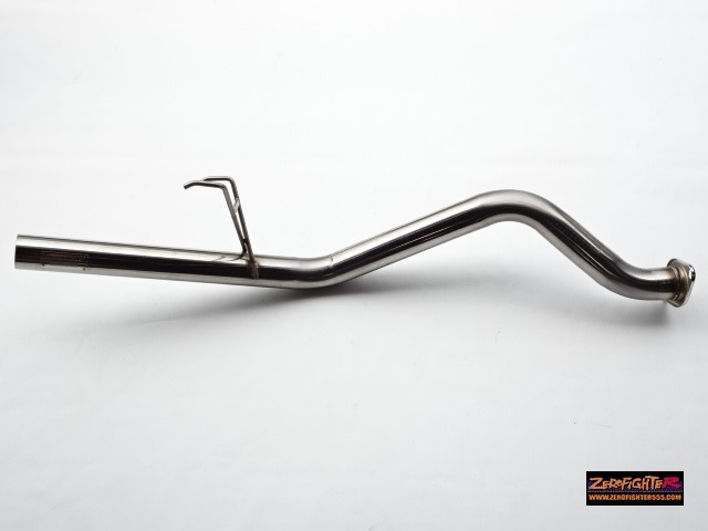 送料C EK3シビックフェリオゼロファイターリアピースステンレス  