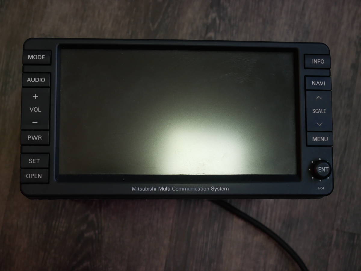 デリカD5 純正HDDナビ MMCS 2007年 平成19年 - 三菱 純正 ナビ HDDナビ