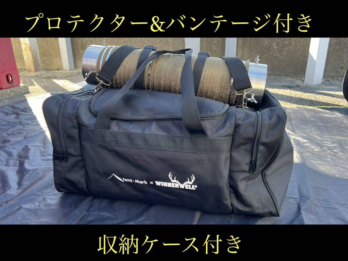 テンマクデザイン ウッドストーブ 薪ストーブ Mサイズ 延長煙突3本 オプションプロテクター サーモバンテージ済み 収納ケース付き_2